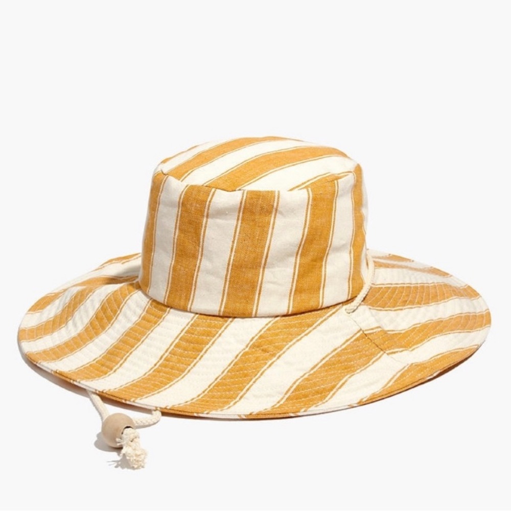 Madewell cotton linen packable sunhat new with tags